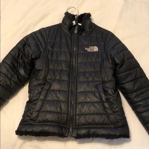 Kids reversible north face jacket